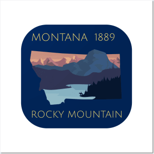 Montana-Rocky Mountain Posters and Art